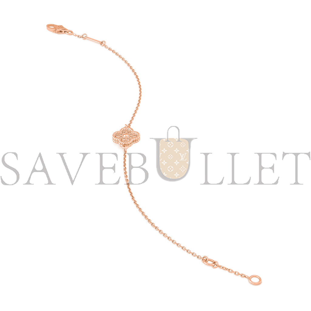 VAN CLEEF ARPELS SWEET ALHAMBRA BRACELET - ROSE GOLD  VCARO8DC00